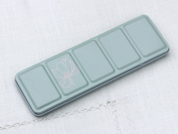 Palette métallique vide 44 demi-godets, Sauge