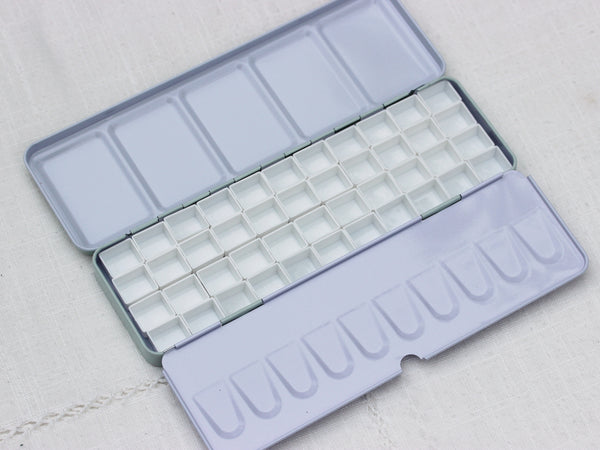 Palette métallique vide 44 demi-godets, Sauge