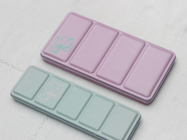 Palette métallique vide 44 demi-godets, Sauge