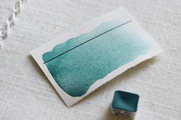 Mer de Glace, demi-godet d'aquarelle