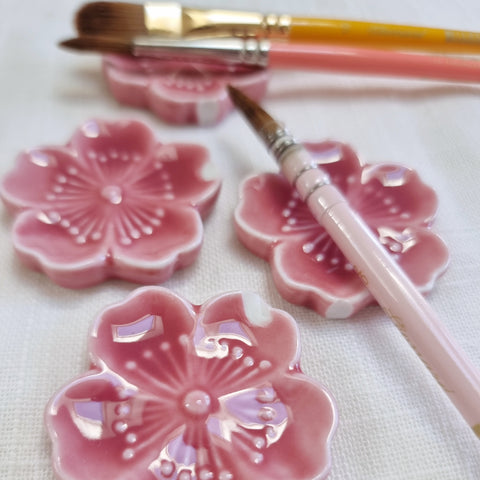 Repose Pinceau Sakura Rose ébréché