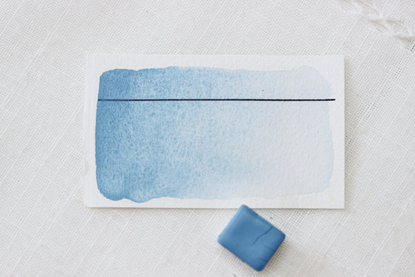 Duo Trèfle & Myosotis, demi-godet d'aquarelle
