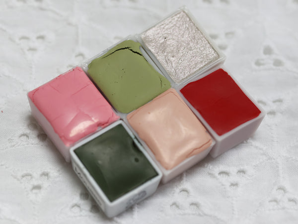Nouveau Set Pierre de Ronsard, demi-godet d’aquarelle