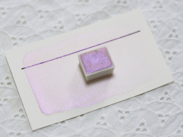 Lilas, demi-godet d'aquarelle