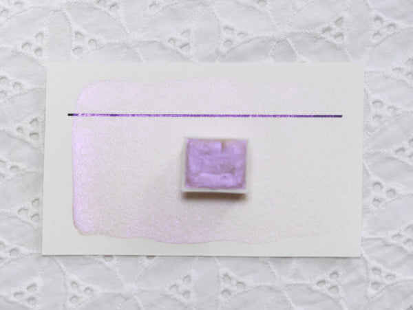 Lilas, demi-godet d'aquarelle