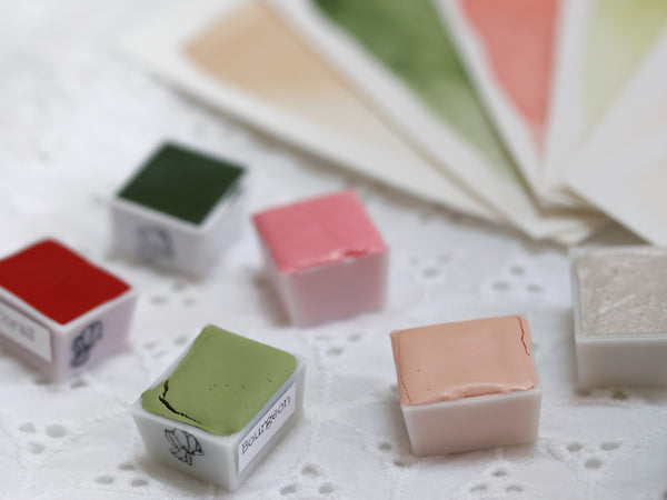 Nouveau Set Pierre de Ronsard, demi-godet d’aquarelle