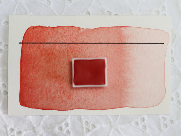 Corail, demi-godet d’aquarelle