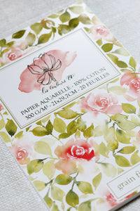Bloc de papier Aquarelle 100% coton