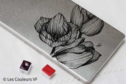 Palette métallique vide x Marion Cornillot - Les Tulipes 1