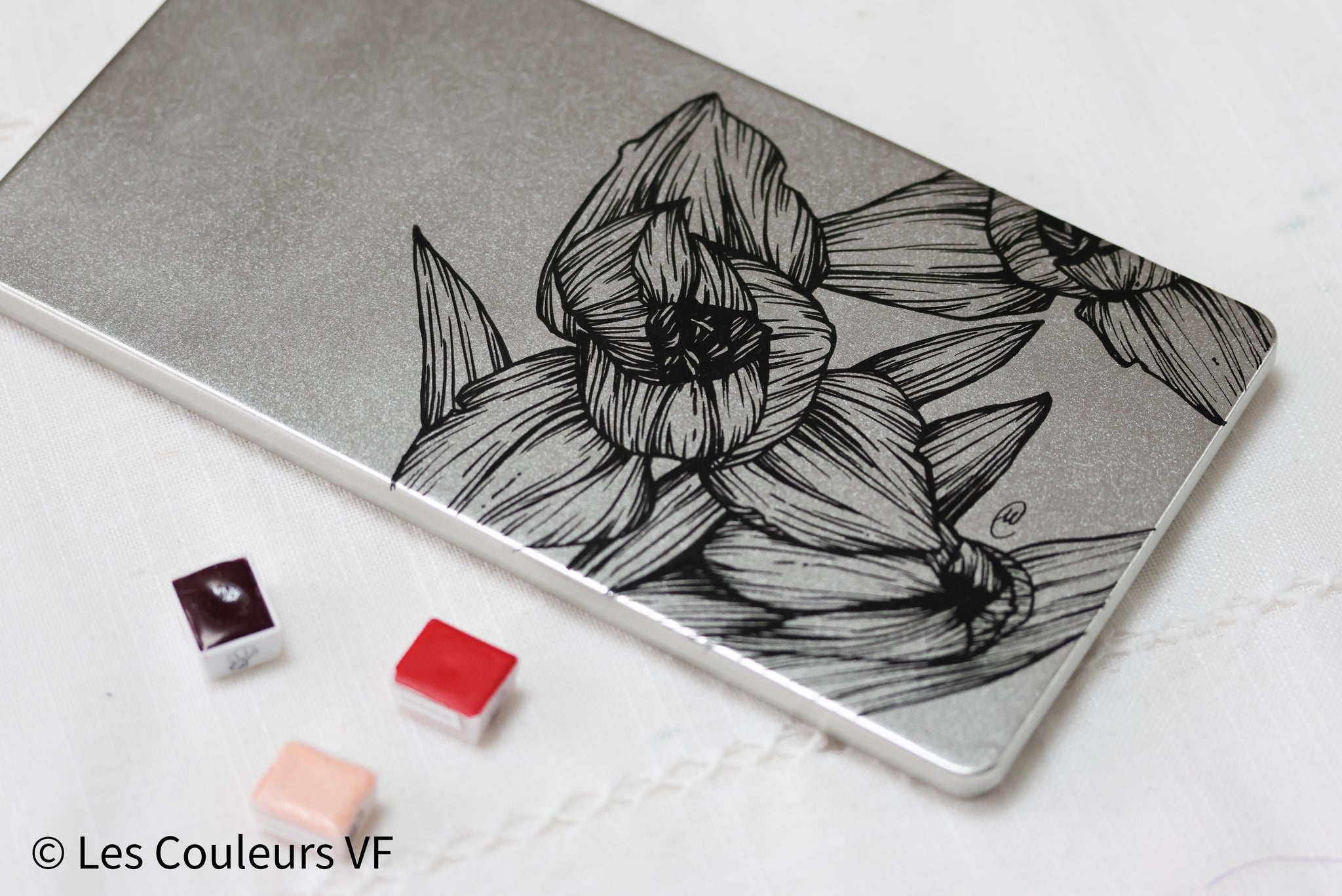 Palette métallique vide x Marion Cornillot - Les Tulipes 2