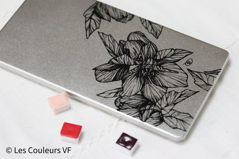 Palette métallique vide x Marion Cornillot - Les Hellébores 2