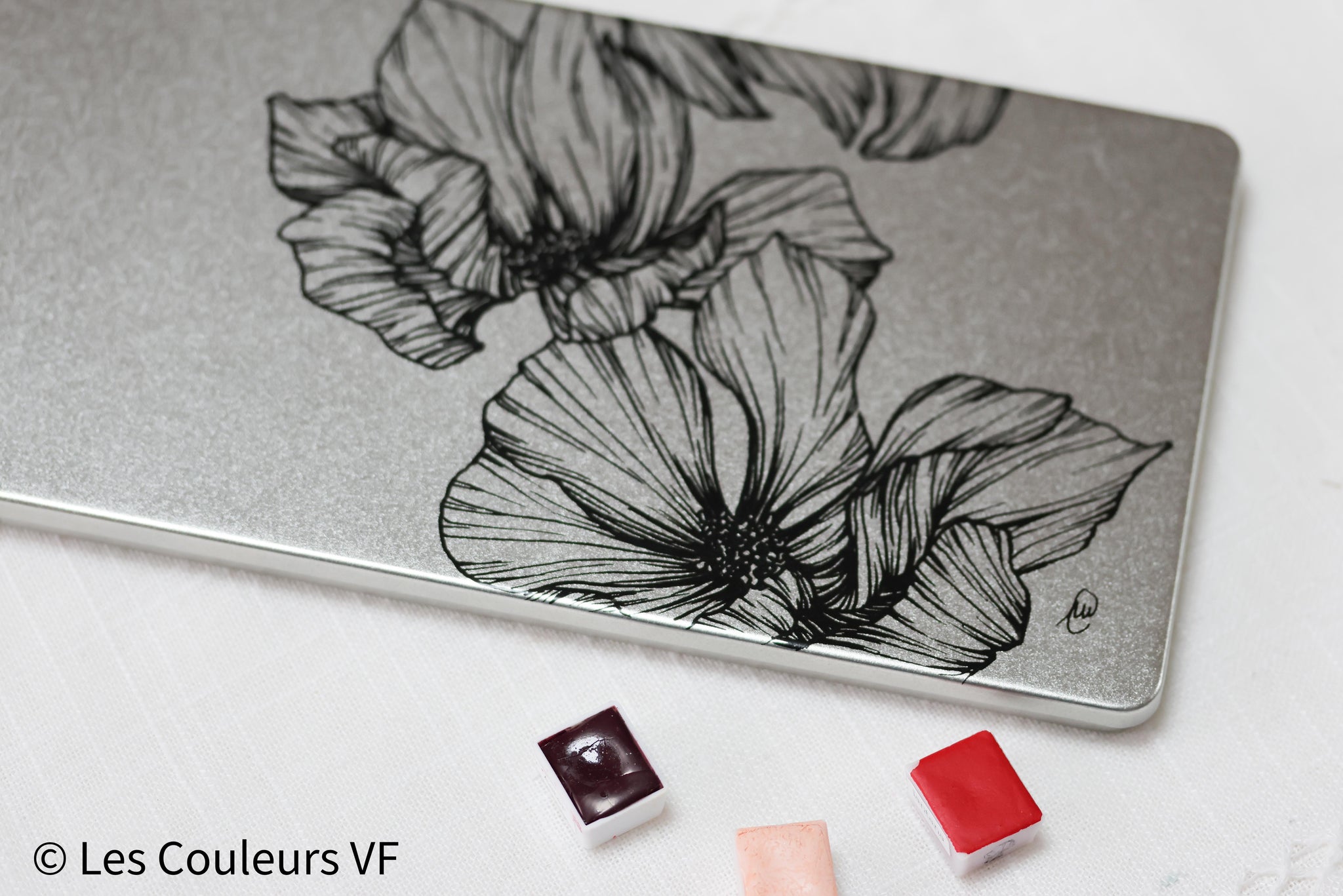 Palette métallique vide x Marion Cornillot - Les Magnolias 2