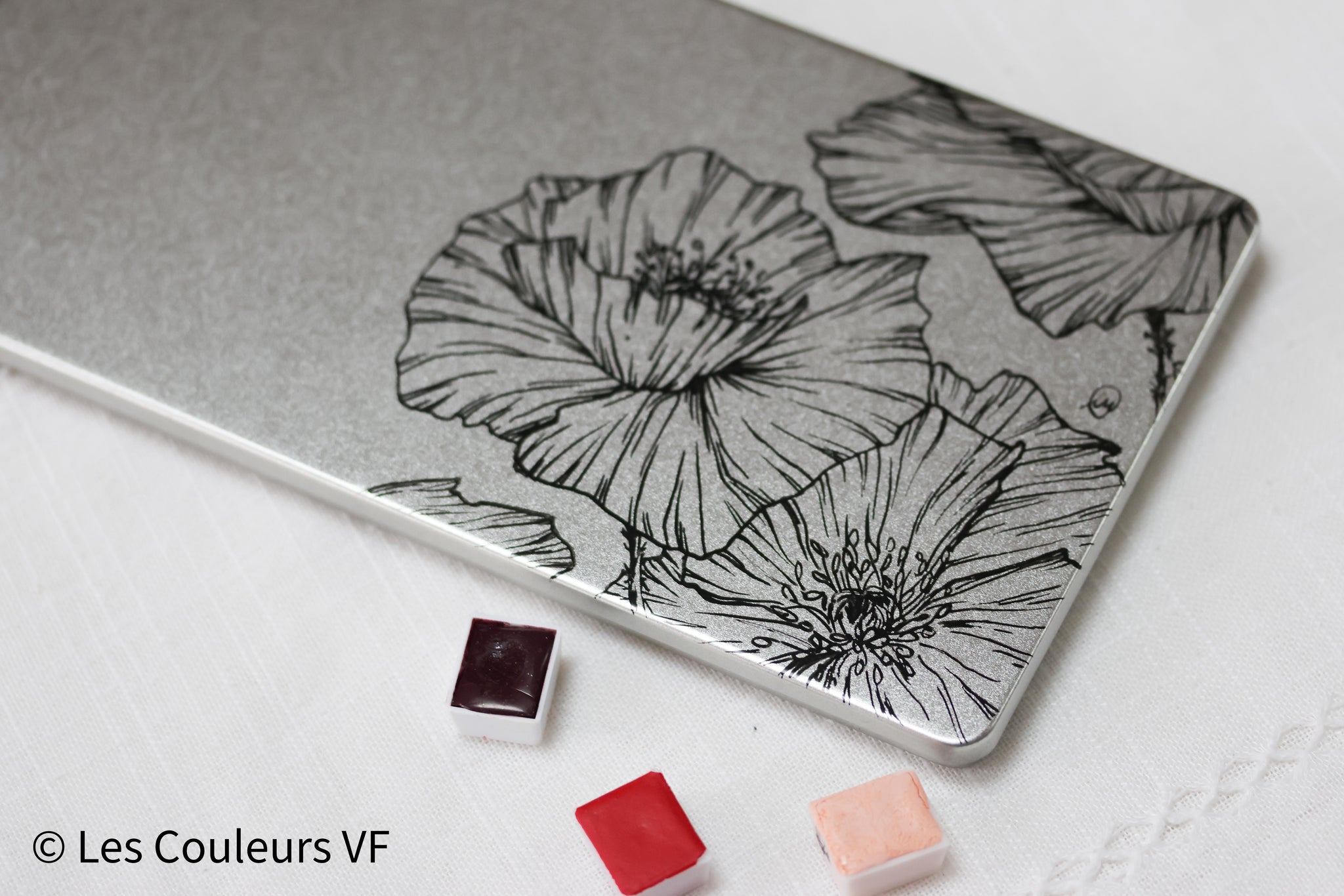 Palette métallique vide x Marion Cornillot - Les Coquelicots 2