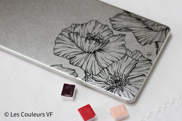 Palette métallique vide x Marion Cornillot - Les Coquelicots 2