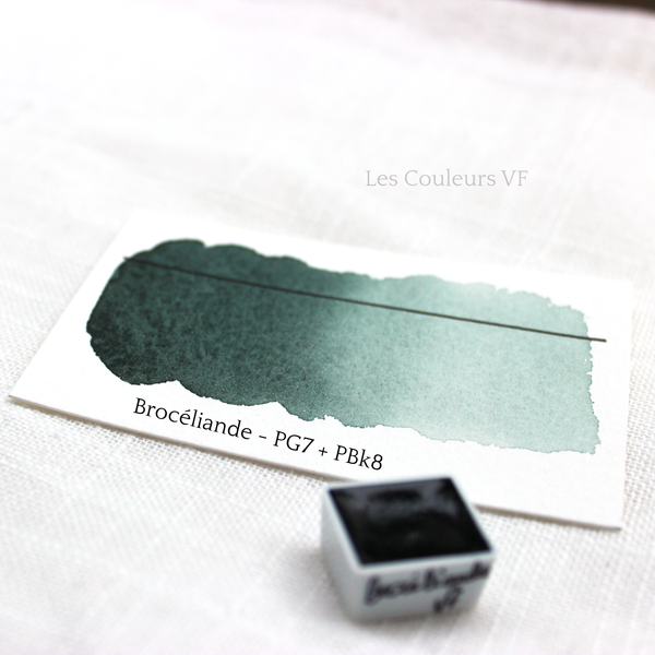 Set Forêt Enchantée, 6 demi-godets d'aquarelle