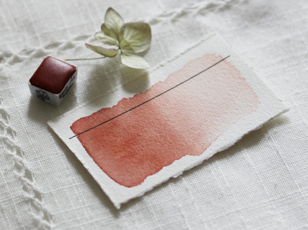 Bois de Rose, demi-godet d'aquarelle