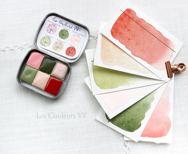 Set Pierre de Ronsard, demi-godet d’aquarelle